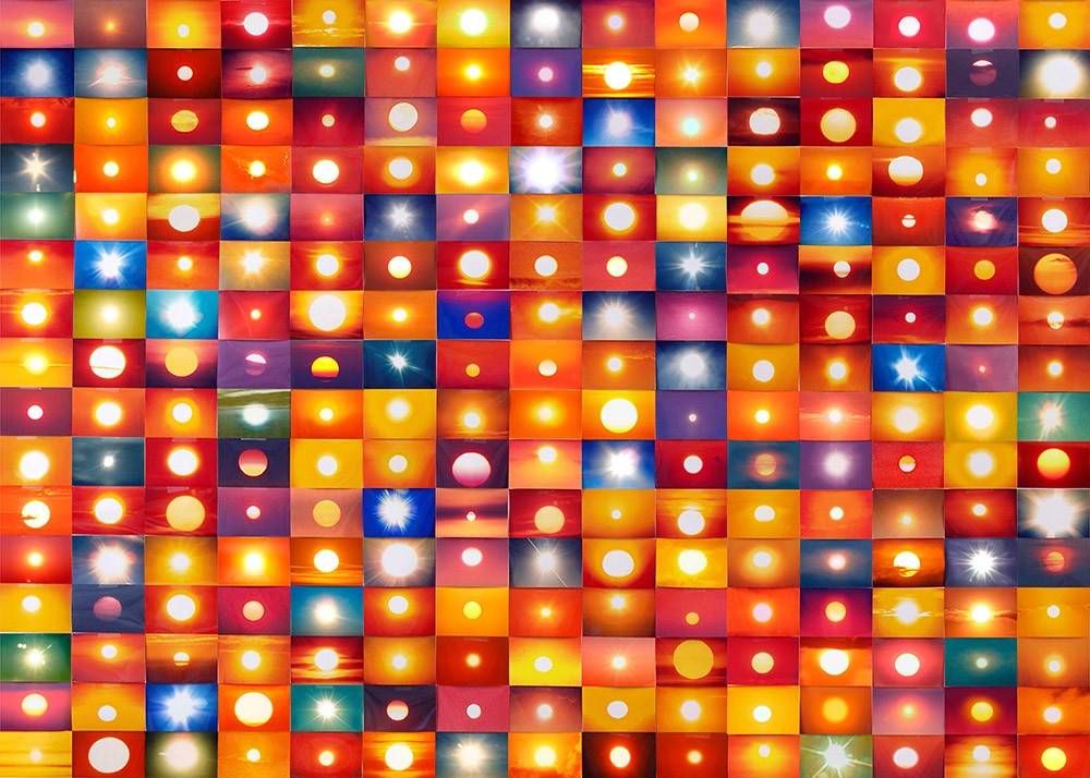 541,795 Suns from Sunsets from Flickr (Partial) 1/23/06s, Penelope Umbrico, 2006
